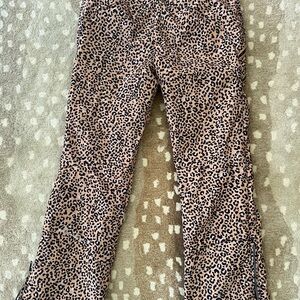 Obermeyer Leopard Print Pants - Black and Tan